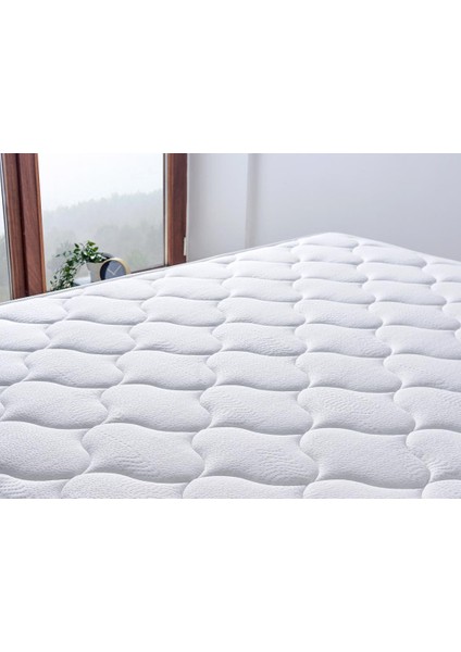 Relax Yatak 100x200 Tek Kişilik Orta Sert Beş Yıldızlı Otel Yatağı Lüks Ortopedik Yatak Çift Taraflı 28 cm