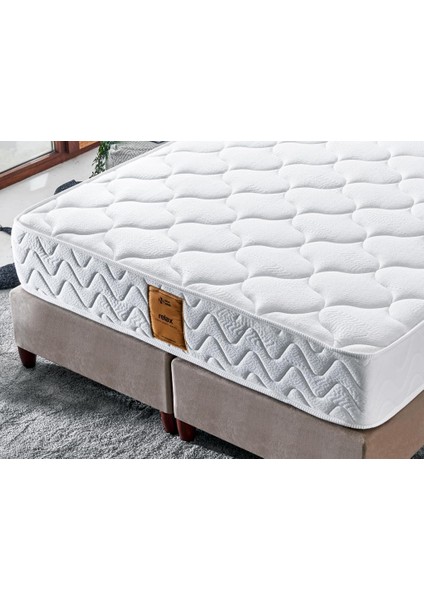 Relax Yatak 120x200 Tek Kişilik Orta Sert Beş Yıldızlı Otel Yatağı Lüks Ortopedik Yatak Çift Taraflı 28 cm