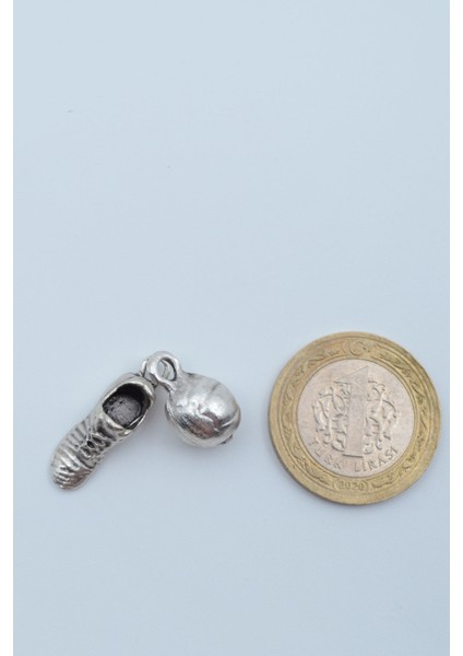 Futbol - Krampon - Top Gümüş Kaplama Deri İp Kolye indirimleri