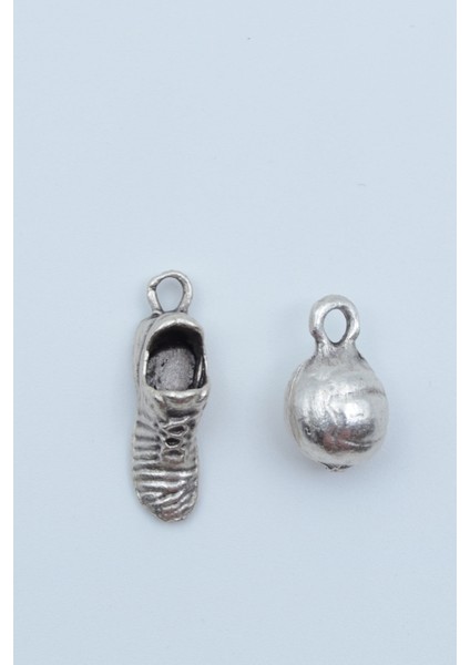 Futbol - Krampon - Top Kolye Ucu - Antik Gümüş Kaplama - Kod:101 fiyatları