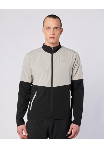 Midtown Full Zip Erkek Siyah-Gri Regular Fit Fermuarlı Eşofman Üstü