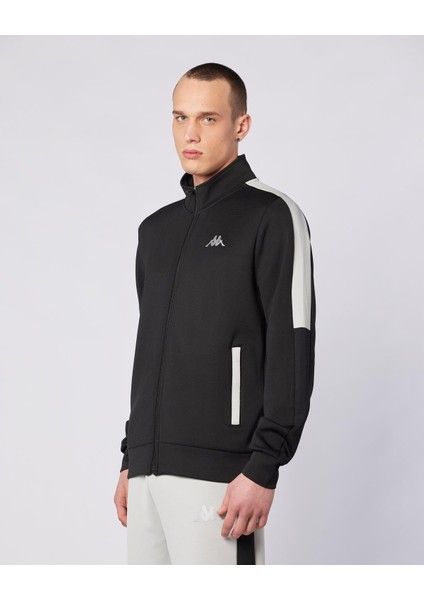 222 Banda Moste Full Zip Erkek Siyah Regular Fit Fermuarlı Eşofman Üstü fiyatları
