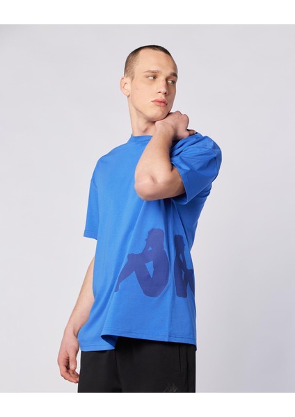 Owen Tshirt Erkek Mavi Comfort Fit Tişört fırsatları