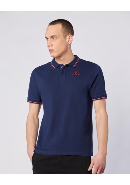 Korpo Ezio 2 Tur Erkek Lacivert-Kırmızı Regular Fit Polo Yaka Tişört fırsatları