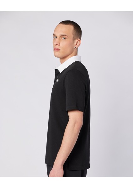 Nilde Tur Erkek Siyah-Beyaz Regular Fit Polo Yaka Tişört fiyatları