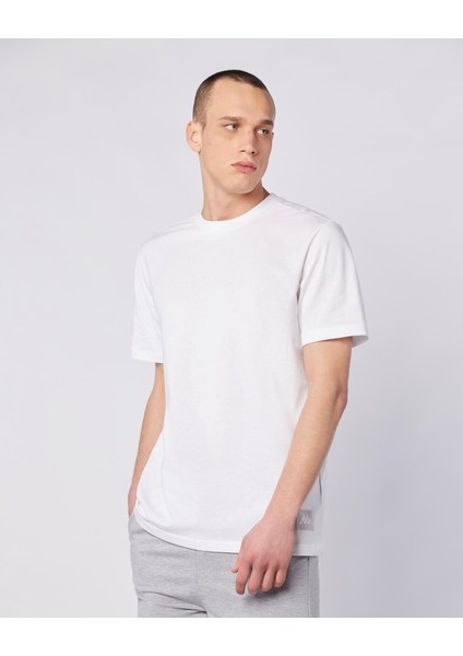 Connel Tee Erkek Beyaz Comfort Fit Tişört