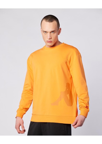 Owen Sweatshirt Erkek Koyu Turuncu Comfort Fit Sweatshirt