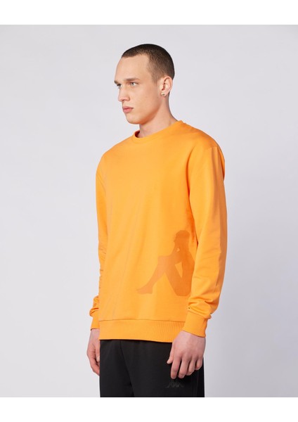 Owen Sweatshirt Erkek Koyu Turuncu Comfort Fit Sweatshirt