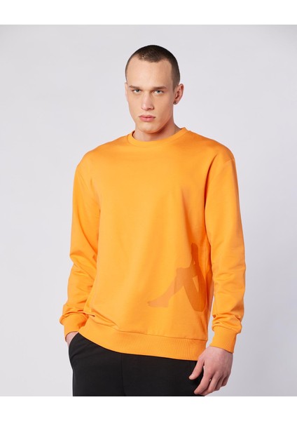 Owen Sweatshirt Erkek Koyu Turuncu Comfort Fit Sweatshirt