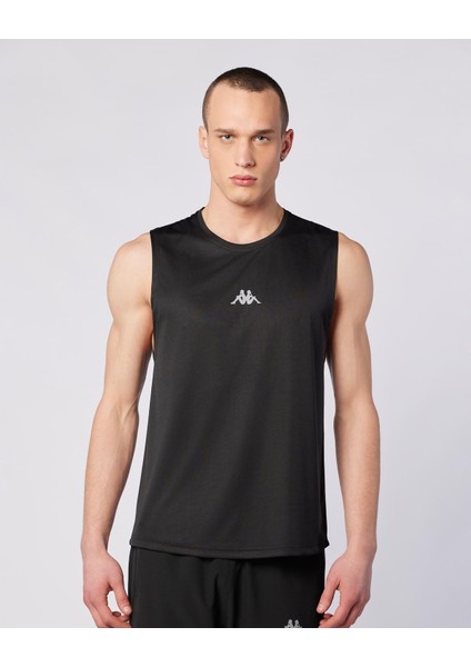 Fastina Tank Erkek Siyah Regular Fit Atlet