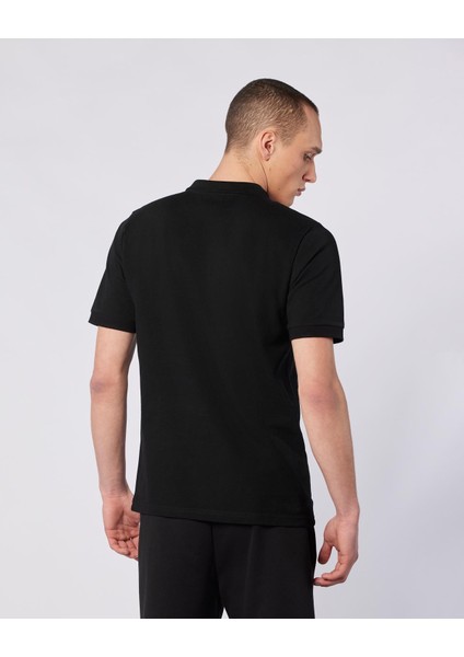 Authentic Ferior Erkek Siyah Regular Fit Polo Yaka Tişört