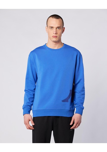 Owen Sweatshirt Erkek Mavi Comfort Fit Sweatshirt