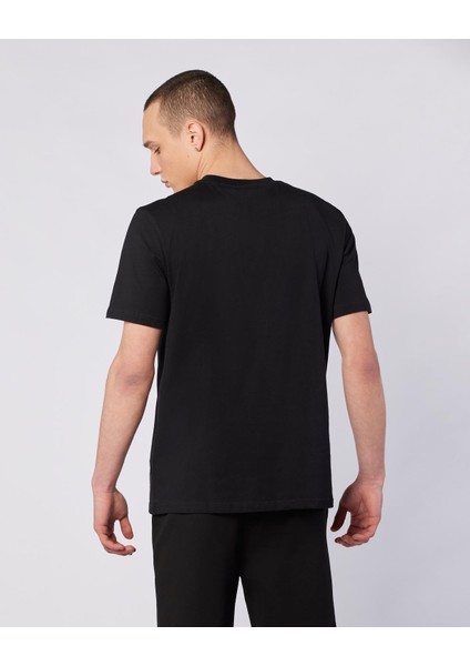 Connel Tee Erkek Siyah Comfort Fit Tişört