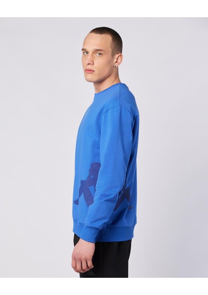 Owen Sweatshirt Erkek Mavi Comfort Fit Sweatshirt