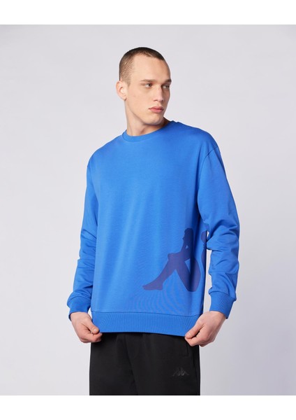 Owen Sweatshirt Erkek Mavi Comfort Fit Sweatshirt