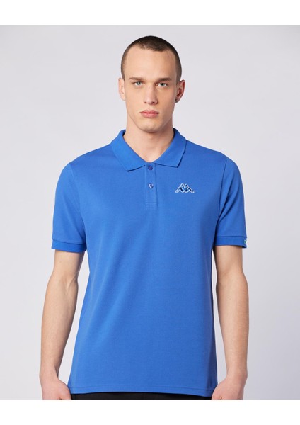Maltaxita Mss Tur Erkek Mavi Regular Fit Polo Yaka Tişört