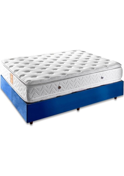 Dream Yatak 100x200 Tek Kişilik Çift Pedli Ekstra Lüks Yatak 34 cm Pamuklu Örme Kumaş