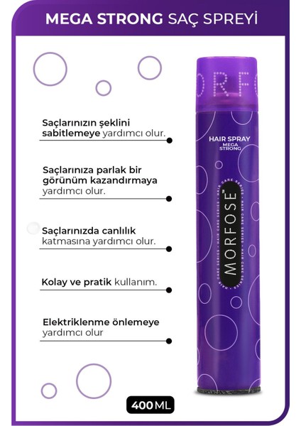 Saç Şekillendirici Sprey Seti 3×500 ml Yüksek Tutuculuk Sert Etki Tüm Saç Tiplerine Uygun fırsatları