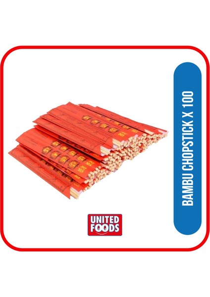 Bambu Chopstick 100 Çift 24 Cm, Çin Yemek Çubuğu, Uzakdoğu Mutfağı, Chopstick