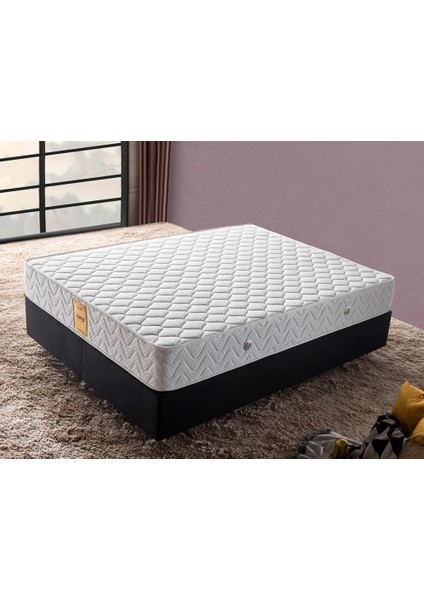 Niron Spring Visco Çift Kişilik Yaylı Visco Yatak 150x200cm Lüks Ergonomik Yatak Hem Yaylı Hem Visco