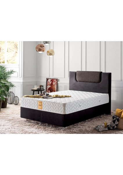 Niron Spring Visco Çift Kişilik Yaylı Visco Yatak 150x200cm Lüks Ergonomik Yatak Hem Yaylı Hem Visco