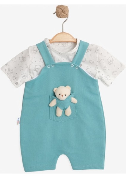 Sevimli Peluş Ayıcıklı 2'li Bebek Tulum Seti fiyatları