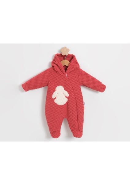 Sevimli Peluş Ithal Kumaş Tavşanlı Bebek Tulum