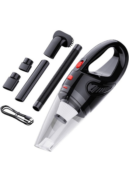 Wirel Ess El D Elektrikli Süpürge Güçlü Siklon Emme Şarj Edilebilir Elektrikli Süpürge Araba Ev Evcil Hayvan Saç Için Hızlı Şarj (Yurt Dışından)