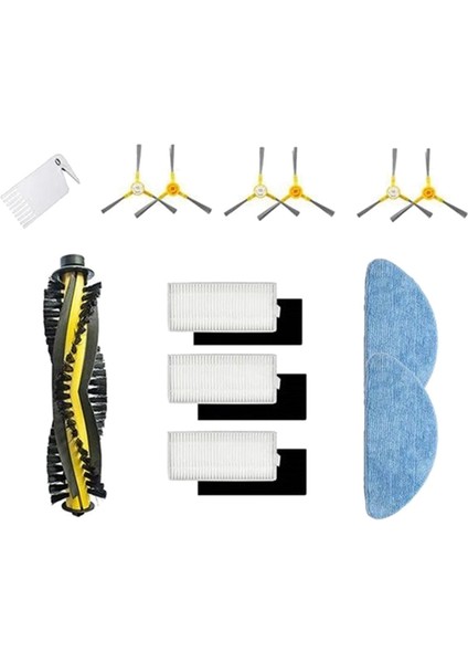 Yan Fırça Hepa Filtre Paspas Bezleri X500 Robot Süpürge Aksesuarları Için Rulo Fırça (Yurt Dışından)