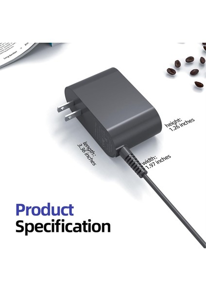 24V/17V Şarj Cihazı Için Uygun DC44 DC35 DC34 DC31 DC30 DC56 DC45 Elektrikli Süpürge Güç Şarj Adaptör Kablosu Abd Plug (Yurt Dışından)