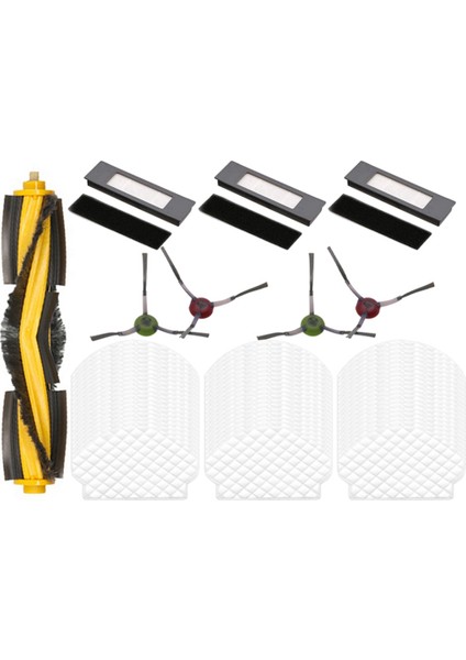 Deebot Ozmo 920 950 Elektrikli Süpürge Aksesuarları Parçaları Ana Yan Fırça Hepa Filtre Tek Kullanımlık Paspas (Yurt Dışından)