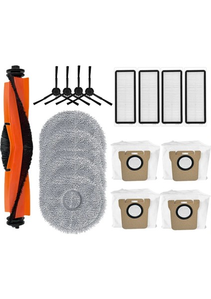 Bot Için L20 Ultra Robot Süpürgeler Hepa Filtre Paspas Bezleri Bez Toz Torbası Parçası Yedek Aksesuarlar (Yurt Dışından)