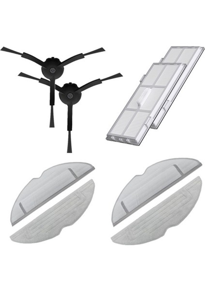 S8 / S8 + / S8 Pro / G20 Filtre Ana / Yan Fırça Paspas Robotlu Süpürge Parçaları Için (Yurt Dışından)