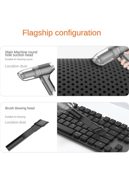 12000PA Güçlü Kablosuz Araba Elektrikli Süpürge Taşınabilir El D Araba Için Güçlü Emiş Temizleme Makinesi Ev Aletleri (Yurt Dışından) fiyatları