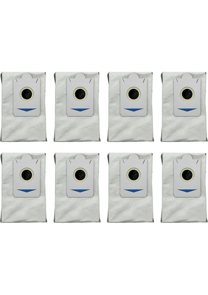 8 Adet Toz Torbaları Deebot X2/x2 Pro Robotlu Süpürge Parçaları Aktif Karbon Sterilizasyon Çöp Torbası (Yurt Dışından)