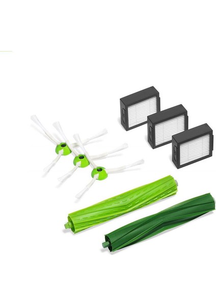 Hepa Filtre + Yan Fırça + Fırça Rulo I7 E5 E6 I Serisi Robotlu Süpürge Yedek Yedek Parça (Yurt Dışından) fiyatları