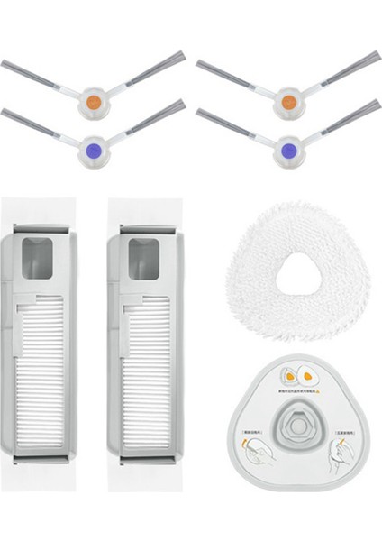 J4/j4 Lite Robotlu Süpürge Yedek Aksesuarlar Spin Yan Fırça Paspas Bezleri Ped Bez Yedek Parça (Yurt Dışından)