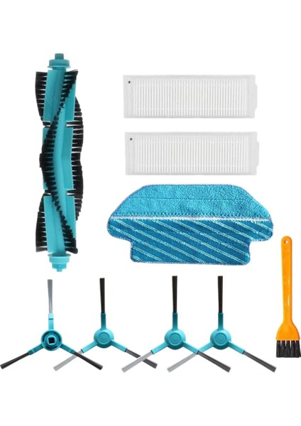 3490 Robot Süpürge Yedek Parçaları Ana Fırça Paspas Bezi Hepa Filtreler Yan Fırçalar (Yurt Dışından)