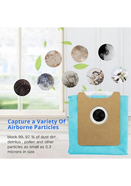 8 Adet Toz Torbası G40+/G40 Hibrid Robotlu Süpürge Aksesuarları Ev Çöp Toz Torbası (Yurt Dışından) fiyatları