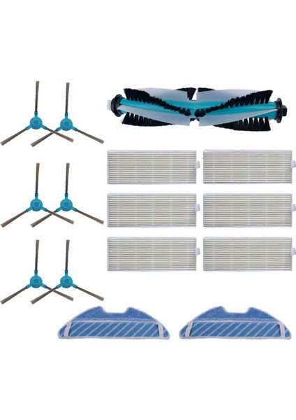 Yedek 1290 1390 Robot Hepa Filtre Paspas Bez Bez Ana Silindir Yan Fırça Elektrikli Süpürge Yedek Parçaları (Yurt Dışından)