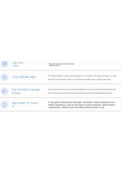 Araba Sigorta Kutusu LED Göstergesi Su Geçirmez Sigorta Bağlantı Kutusu 12 V Araba Motosiklet Elektrikli Araç Için Uygun (Yurt Dışından)