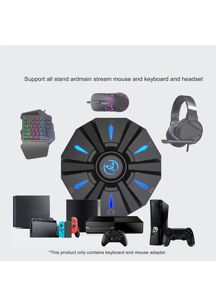 Fps Oynamak Için //switch/ps3/ 360 Konsolları Için Klavye ve Fare Adaptörü Oyun Klavyesi Fare Dönüştürücü (Yurt Dışından)