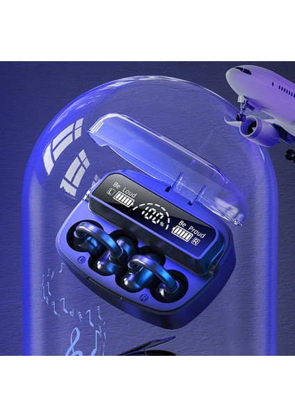 A80 Kablosuz Bluetooth Kulaklık 5.3 Kulak Klipsi Tipi Kulak Içi Olmayan Kablosuz Bluetooth Ultra Kulaklık, Siyah (Yurt Dışından) fırsatları