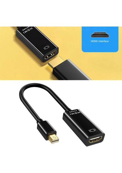 Air 13 Surface Pro 4 Için Mini Ekran Bağlantı Noktasından Adaptöre Mini Dp Kablosu 2 Dönüştürücü (Yurt Dışından)
