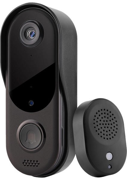 Akıllı Ev Güvenlik Kapı Zili Kamera Wifi Video 2WAY Ses Kapı Zili Kablosuz Wifi Kapı Zili Gece Görüş Ev/ofis Için (Yurt Dışından)
