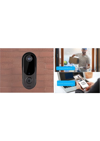 Akıllı Ev Güvenlik Kapı Zili Kamera Wifi Video 2WAY Ses Kapı Zili Kablosuz Wifi Kapı Zili Gece Görüş Ev/ofis Için (Yurt Dışından) indirimleri