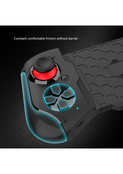 13.4 (Siyah) Üzeri Android ve Cep Telefonu Oyun Kontrolörleri Için Kablosuz Geri Çekilebilir Bluetooth Gamepad (Yurt Dışından) indirimleri
