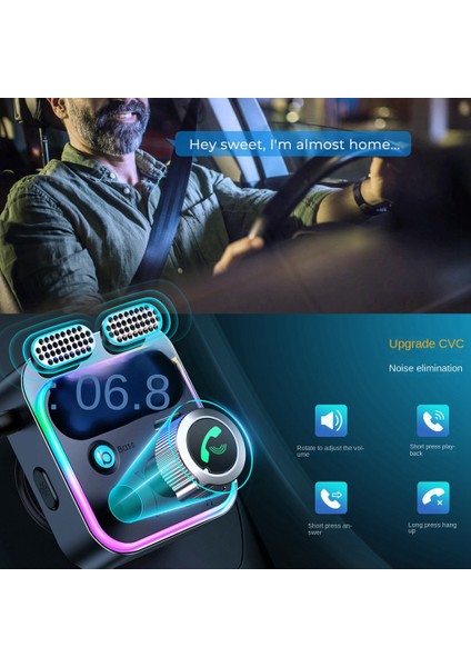 Araç Bluetooth 5.3 Fm Verici 48W Çift Bağlantı Noktalı Araç Hızlı Şarj Cihazı Tüm Arabalar Için Çok Modlu Bağlantı Araç Adaptörü (Yurt Dışından) modelleri
