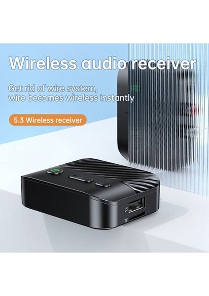 Bluetooth 5.3 Araç Aux Ses Adaptörü Alıcısı 3.5mm Araba ve Tv Hoparlörleri Için Kablosuz Handsfree Çağrı Müzik Ses Adaptörü (Yurt Dışından) modelleri