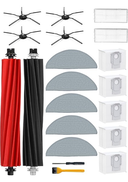 S8 Pro Ultra Robot Süpürge Aksesuarları, Yedek Kit (Yurt Dışından) fırsatları